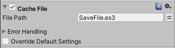 Easy Save 3 Cache File Action